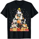 Funny Dog Christmas Tree Dog Lover Christmas for Kids Women T-Shirt