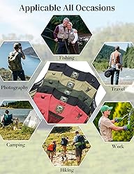 Flygo Men's Fishing Vest Summer Outdoor Lightweight
