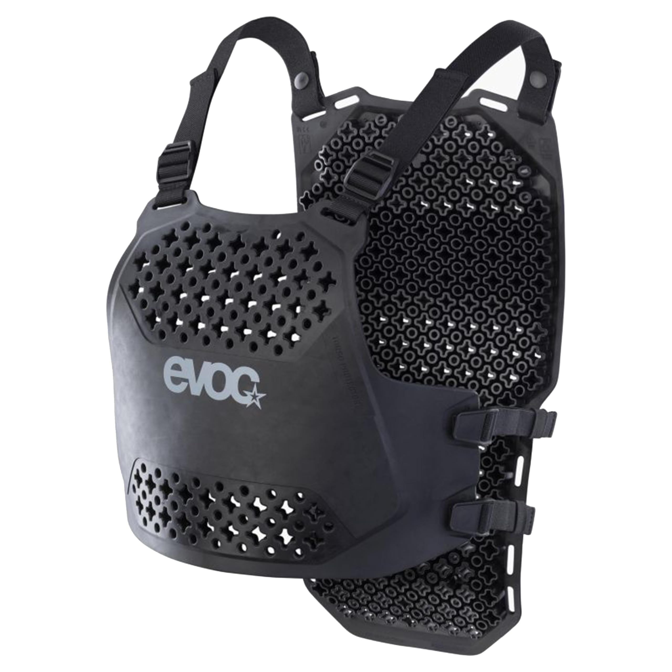 EVOC Torso Protector, Schutzweste (Rücken- und Brustschutz, Neue LITESHIELD Flex Protektortechnologie, höchste Flexibilität, unempfindlich gegen Temperatur, 3D-Belüftung, Größe: L / XL), Schwarz