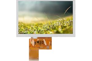 DEMERAS TFT LCD Display Screen, TFT LCD Display Module 5 Inch Clear Multifunctional Easy 800x480 Resolution for Handheld Device