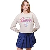 Ultra Game Women's NBA Official Super Soft Crop Top Shirt