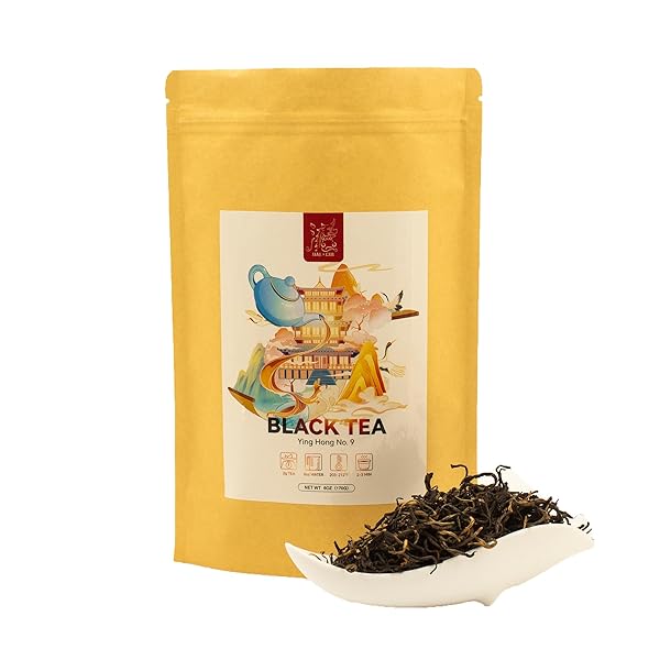 HEACHI BLACK TEA LOOSE LEAF YINGHONG NO.9 FROM...