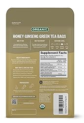 FGO Organic Honey Ginseng Green Tea, Eco-Conscious