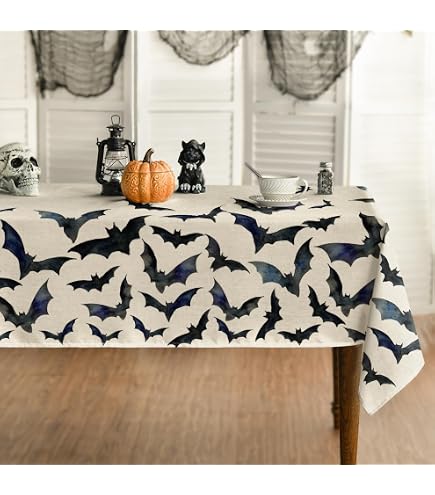 Nappe Halloween Toile D'araignée - 2 Pièces 274x137 Cm, Noir, Jetable, Pour Décoration De Table Effrayante