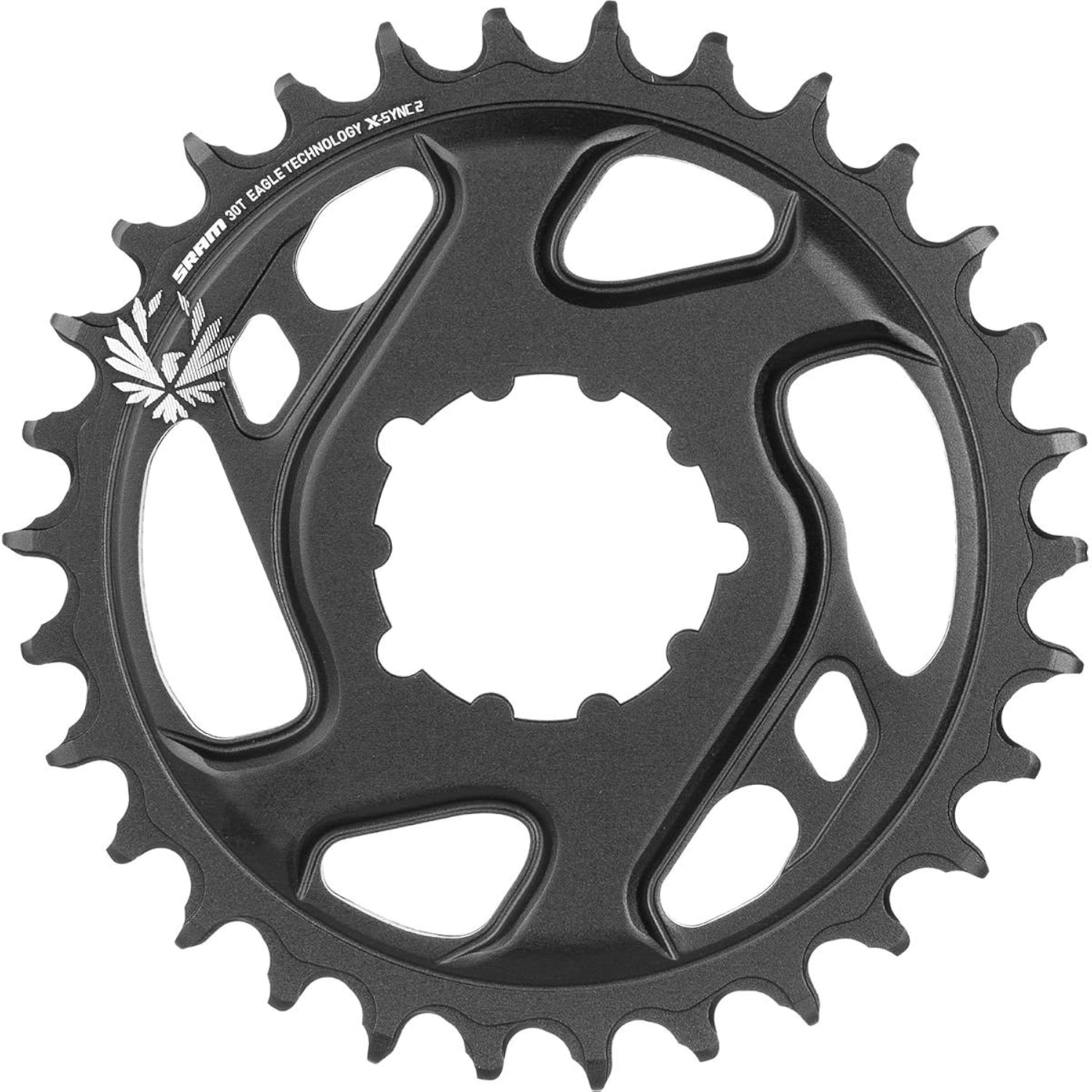 SRAM Accessory Chainring Direct Mount Cold Forged 34 12 speed 3mm Offset Black Boost