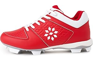 RIP-IT Girls Diamond Softball Cleats Youth Softball Shoes for Girls Sizes 1-6