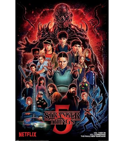 Amazon.com: Trends International 24X36 Netflix Stranger Things