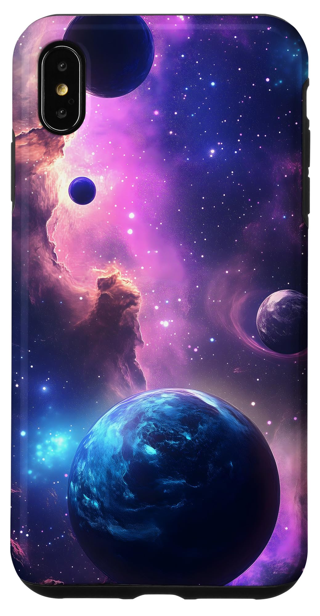 iPhone XS Max Galactic Nebula Planets Space Case