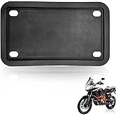 Motorcycle Silicone License Plate Frames, License Plate Cover 4x7 in, Rust Proof, Rattle Proof, Weather Proof License Plate H