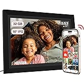 FRAMEO Digital Picture Frame- 10.1inch Digital Photo Frame with 1080 IPS Touch Screen HD Disply,Built-in 32GB Storage,Wall-Mounted,Digital Frame Share Photos and Videos via FRAMEO App