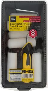 CORAL Coral 43401 Easy Coater Mini Roller Kit 8 Piece High Density Foam Covers view 6