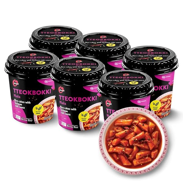 SPICY CUP TTEOKBOKKI INSTANT RICE CAKES KOREAN –...