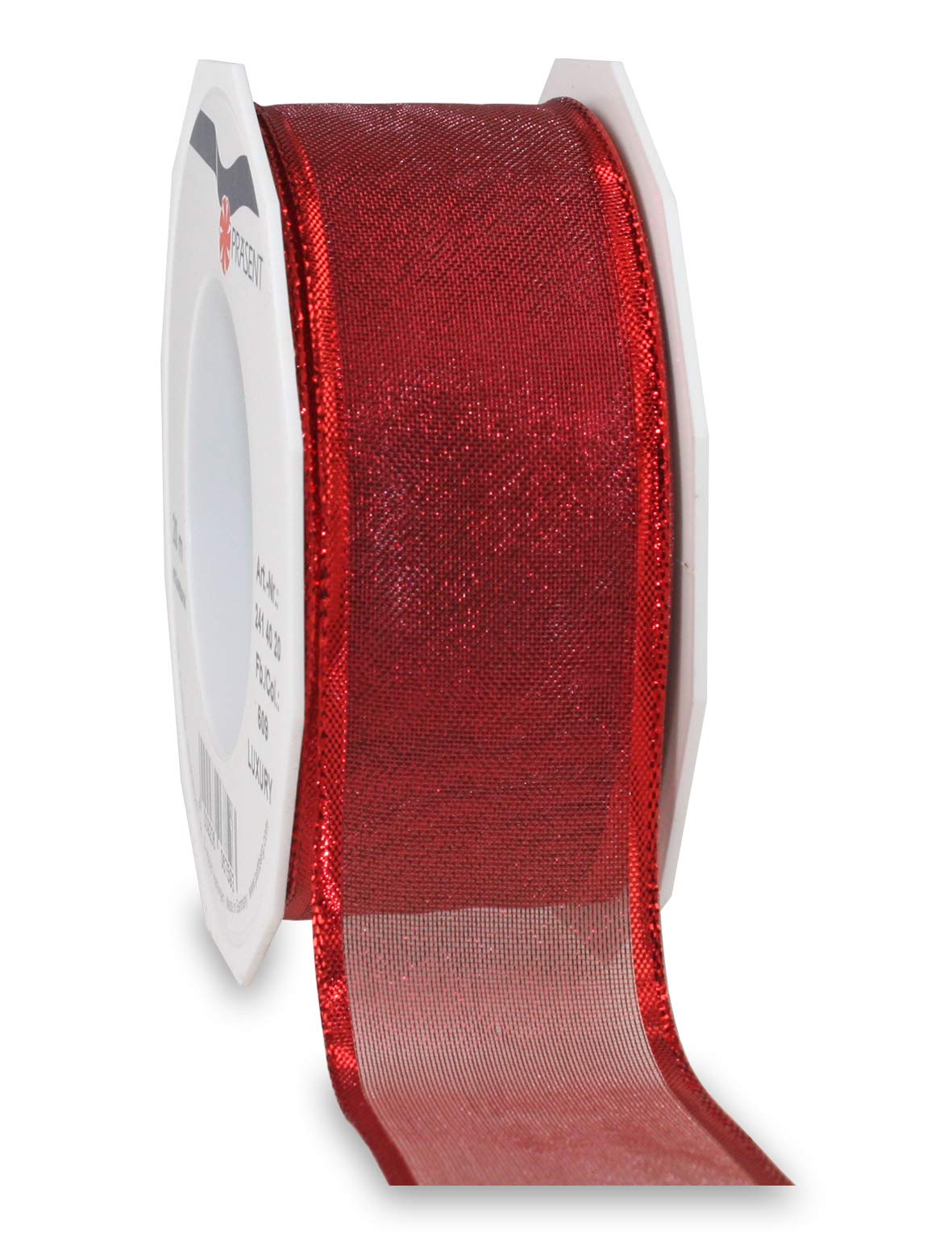 Präsent Luxury Tull Metallic Ribbon