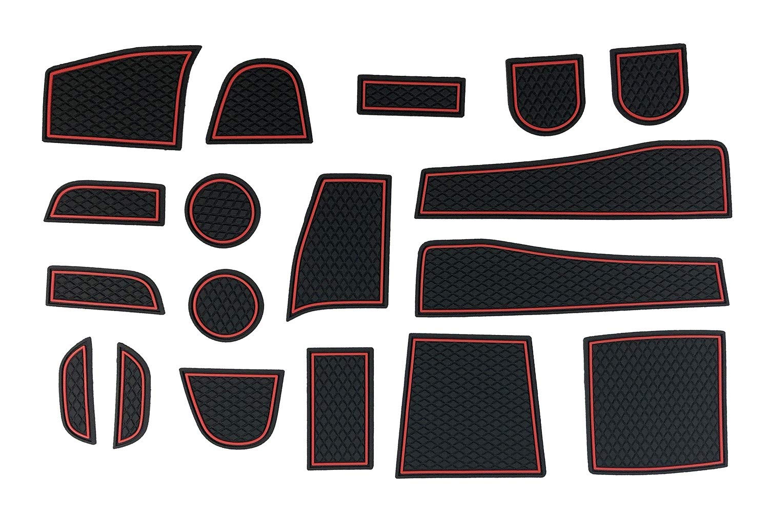 Custom Fit Cup Holder Door Center Console Anti Slip Liner Mat Protector