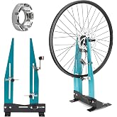 DONNGYZ Bicycle Wheel Truing Stand for 16-29 Inch - Bike Rim Maintenance Tool with Spoke Wrench, Wheel Calibration Wheel Alignment Rim Truing Tool for MTB, Road