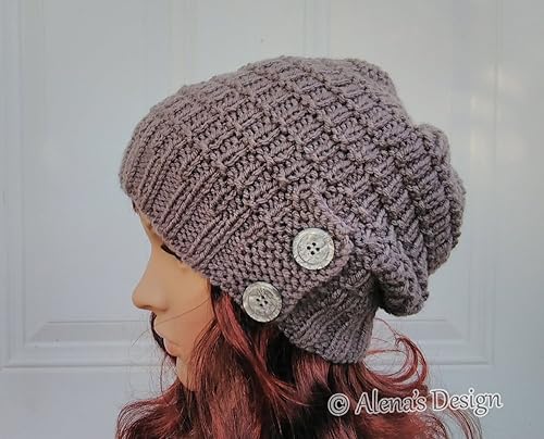 ladies grey beanie hat