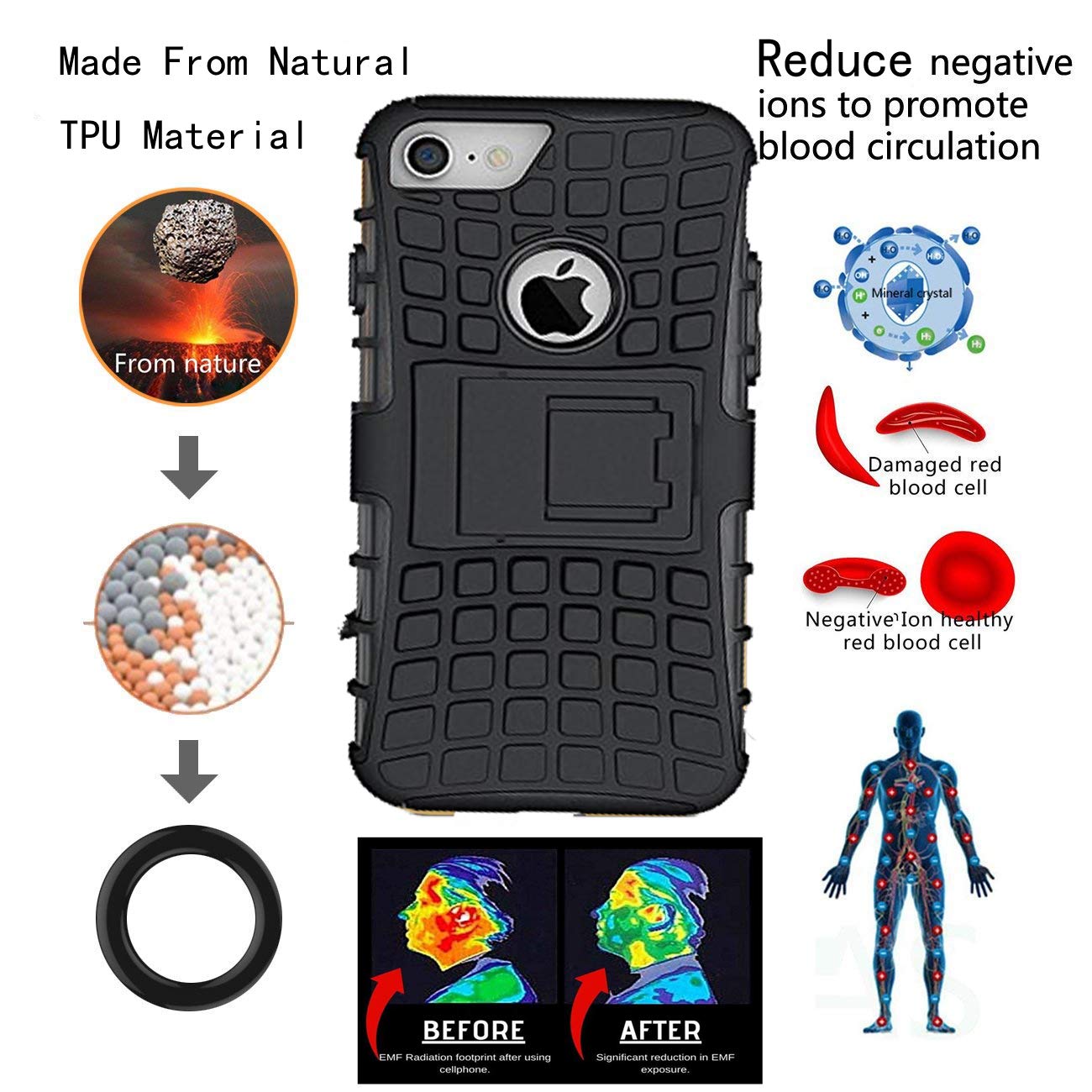 iPhone case7 8 (BLK, Plus)