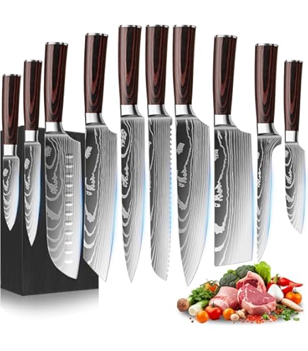 Amazon.com: FIVE COWS 10-Piece Premium Japanese Kitchen Knife Set