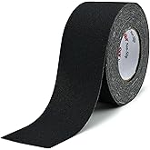 S&X Anti Slip Tape 3 Inch x 60 Ft, High Traction Grip Tape for Stairs Steps, Non-Skid Roll Non Slip Stair Tread Outdoor Indoor Waterproof, Weather-Resistant, Black