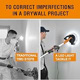 MAXXT Electric Foldable Drywall Sander with LED Light 225mm Disc 600-1900 RPM view 7