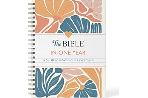 KSRSRIL One Year Bible Reading Plan: Daily Devotional Guide with Structured 365-Day Schedule – Perfect for Beginners, Christians & Spiritual Growth (Boho)