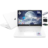 HP 14" Laptop Ultrabook 2026 Business Student Computer with MS Office, Copilot AI, Intel CPU Upto 2.8GHz, 8GB RAM, 628GB Storage (128GB SSD+500GB Ext), Wi-Fi 6, MarxsolAccessory, Win 11 Pro, White