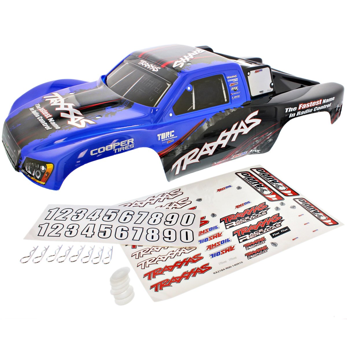 traxxas slash blue body