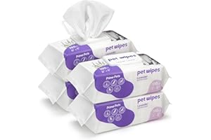 PRIME PETS PrimePets 400pcs Dog Wipes for Paws and Butt, Large Pet Wipes for Dogs, Dog Wipes Cleaning Deodorizing, Hypoallergenic, Puppy Wipes for Grooming Face Fur Body, Lavender Scented