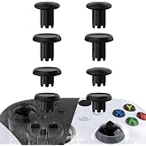 eXtremeRate ThumbsGear V3 Interchangeable Thumbsticks for Xbox Series X/S Controller, 4 Height Adjustable Convex and Concave Grip Joysticks for Xbox One S/X/Elite, for Nintendo Switch Pro - Black