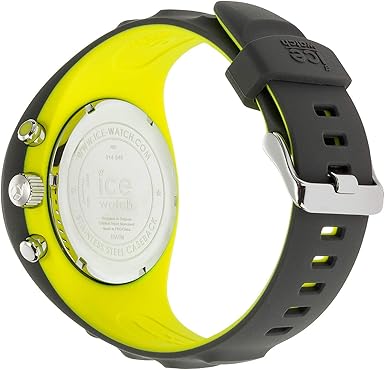 Ice Watch P Leclercq Anthracite Men S Wristwatch With Silicon Strap Chrono 014946 Large Amazon De Uhren