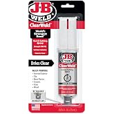 J-B Weld 50112 ClearWeld 5 Minute Set Epoxy Syringe - Clear - 25 ml, 25ml