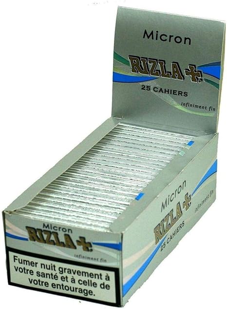 Rizla + Micron – Papel de Liar (Caja con 25 Paquetes: Amazon.es: Hogar
