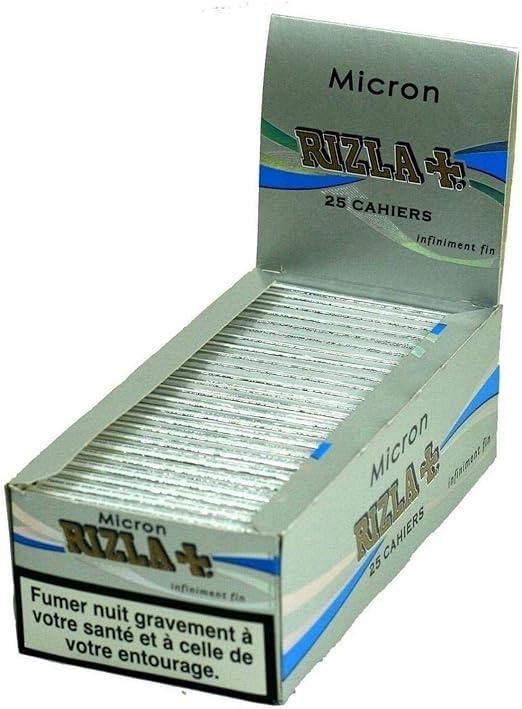 Rizla + Micron – Papel de Liar (Caja con 25 Paquetes: Amazon.es: Hogar
