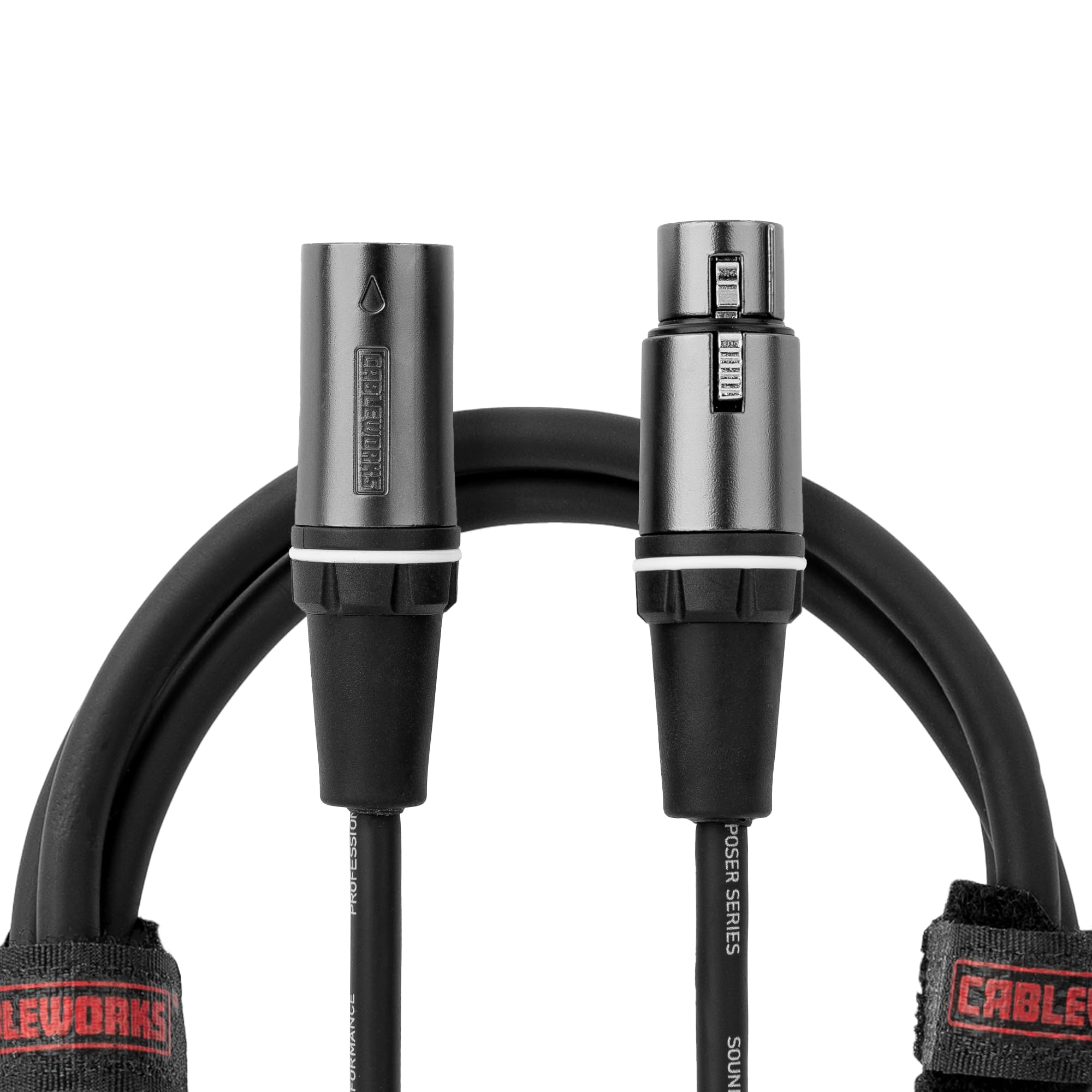 Gator Cableworks GCWC-XLR-75, 75ft XLR Microphone Cable for Studio & Live Audio, Low-Capacitance OFC Conductor, Braided Shielding