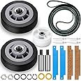 Valchoose 12001541 303373K Maytag Dryer Drum Roller Kit, Upgraded WP33002535 Drum Belt Durable, 6-3700340 Idler Pulley, 306508 Dryer Tumbler Bearing Kit, Squeal No More Maytag Dryer Parts