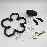 Silicone Massage Devices Birdcage Black Lock Short