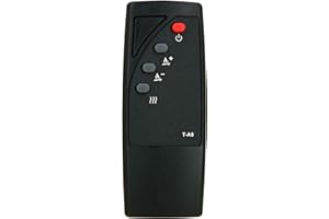 RCECAOSHAN Replacement for Twin Star ChimneyFree ClassicFlame Dura Flame Fireplace Stove Heater Infrared Remote Control DFS-550-22-BLK DFS-550-22-RED DFS-950-4 DFS-950-5 DFS-950-6 DFS-950-7 DFS-950-8 (T-A8)