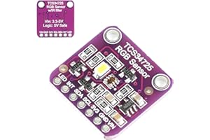 MUSROCK TCS34725 RGB Color Sensor Module – Precise Color Detection, Light Sensing for DIY Projects, Compatible with Arduino