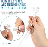 G-PLUG BT to RJ11 Telephone Cable 5m UK Plug to RJ11 Lead view 5