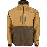 Drake Waterfowl Men's MST CommandXT Eqwader Half-Zip Waterproof Windproof Breathable Resistant Hunting Jacket w/DWR Finish