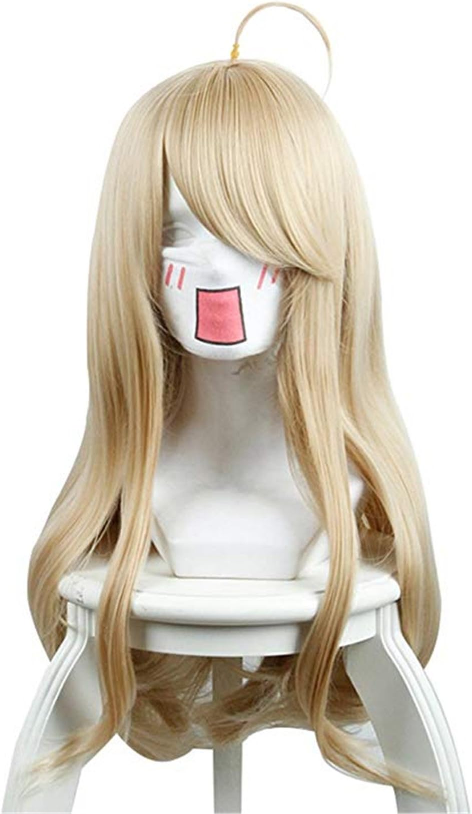 Xingwang Queen Anime 60cm Long Straight Blonde Cosplay Wig Women Girls' Party Wigs
