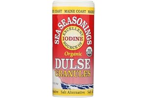 MAINE COAST SEA VEGETABLES Maine Coast Organic Sea Seasonings - Dulse Granules - 1.5 oz Shaker - Case of 3