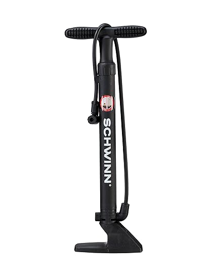Schwinn Bicycle Floor Pump 16 Inch Amazon Co Uk Sports Outdoors