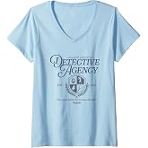 Women's Nancy Drew Detective Agency Est. 1930 Vintage Chest Poster V-Neck T-Shirt