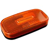 Trailer Marker LED Light for RV Camper Led Side Marker Clearance Light Amber Lighting 12volt 3.9inch Surface Mount