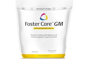 REVIVAL ANIMAL HEALTH Breeder's Edge Foster Care GM - Goat Milk Based Powdered Milk Replacer - Puppies , Kittens , Cats & Dogs Formula - Easy Digestion - 5 lb