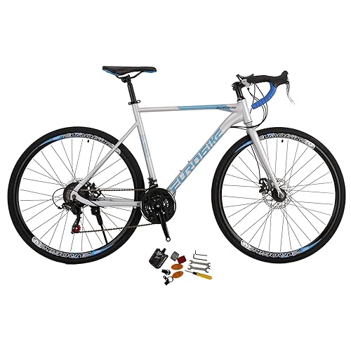 EUROBIKE XC550 Road Bike,21 Speed Bikes for Women and Men,49/54Cm