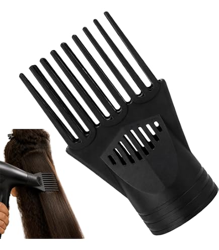Amazon.com: Red by Kiss Universal Hair Dryer Nozzle, Long Comb