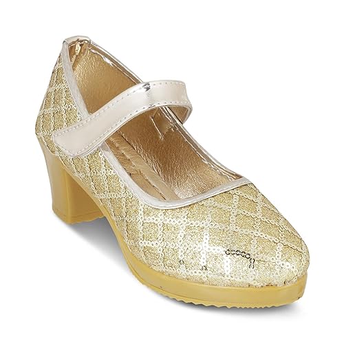 girls gold mary jane shoes