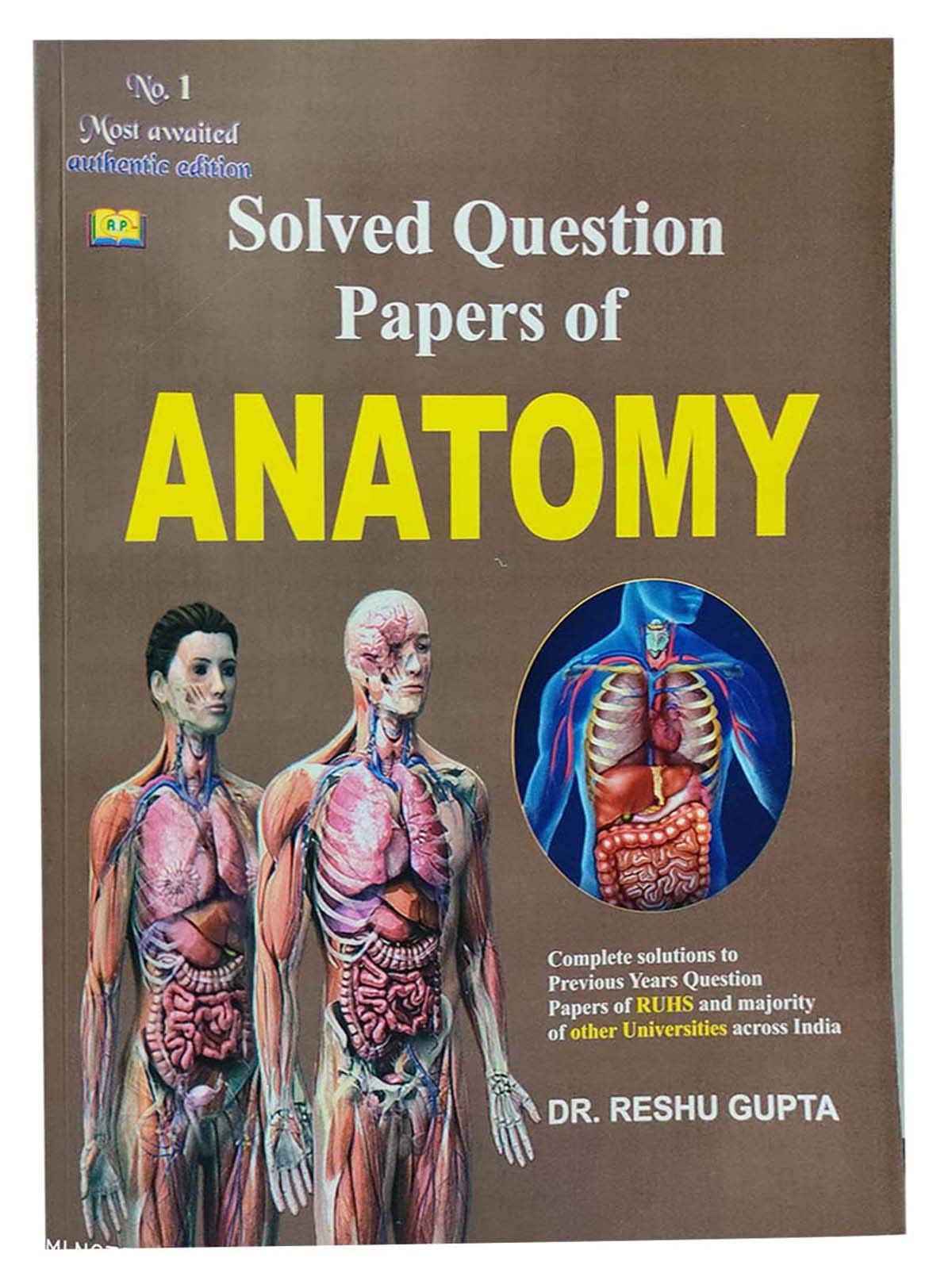Buy Solved Question Papers Of Anatomy By Dr Reshu Gupta Book Online At Low Prices In India Solved Question Papers Of Anatomy By Dr Reshu Gupta Reviews Ratings Amazon In